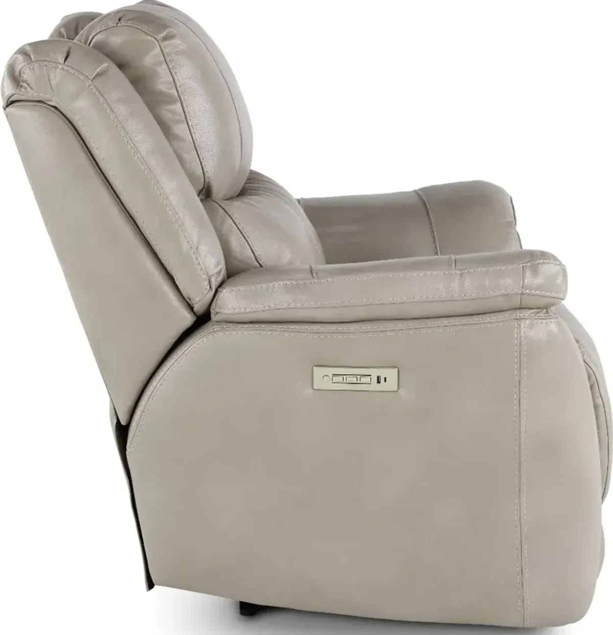 Galaxy Taupe Zero Gravity Power Recliner with Adjustable Headrest...