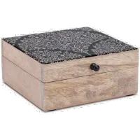 Enamel Tree Art Wood Box