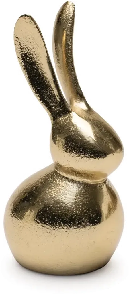 5.5" Gold Aluminum Rabbit