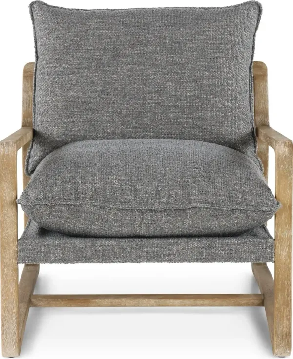 Hazel Gray Accent Chair