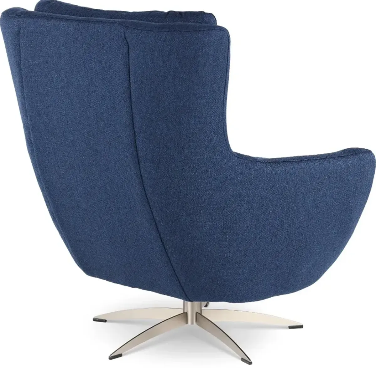 Meg Blue Swivel Accent Chair