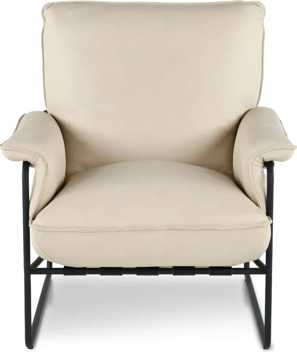 Arizona Chalk Light Cream Accent Chair