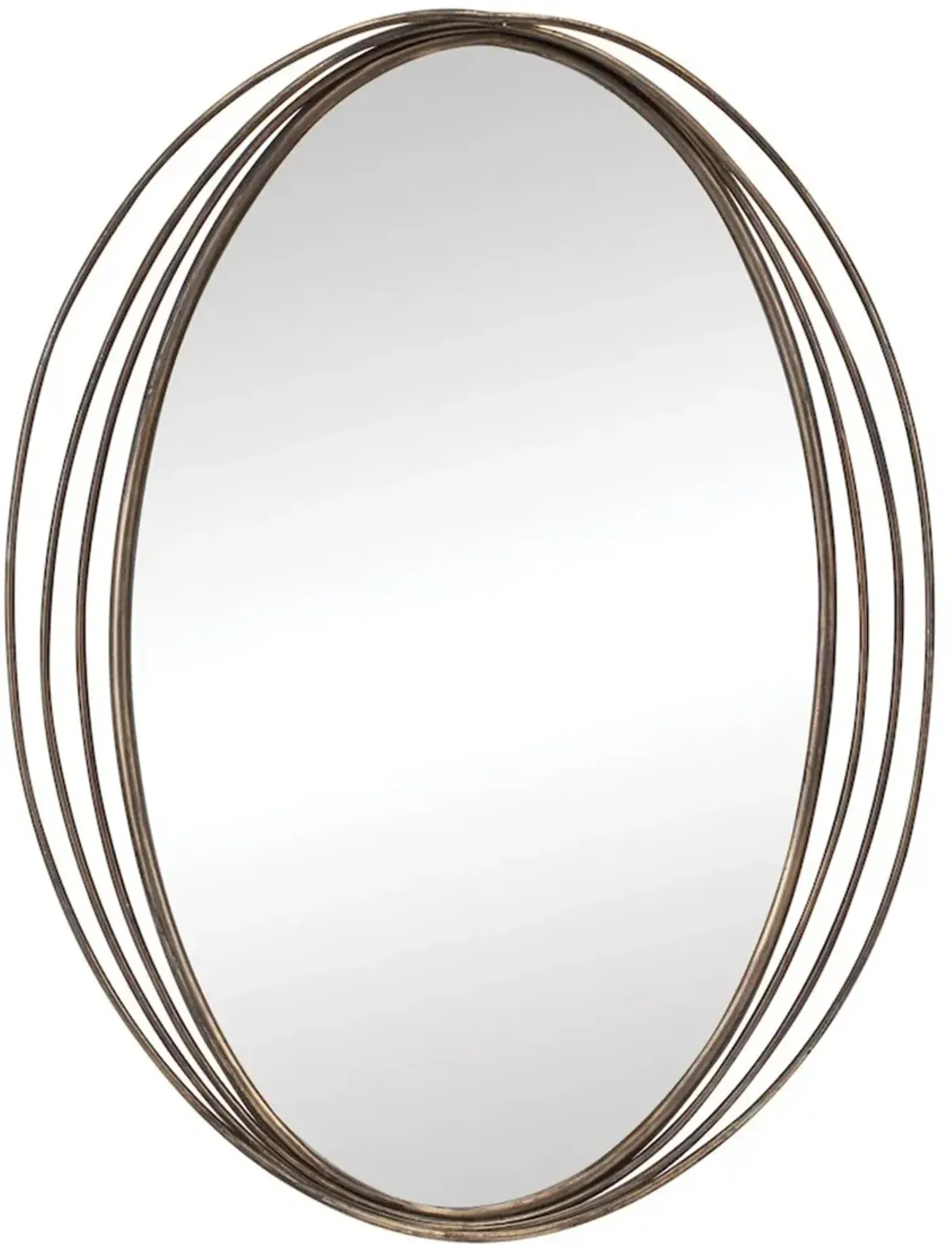 30 Inch Metal Wall Mirror