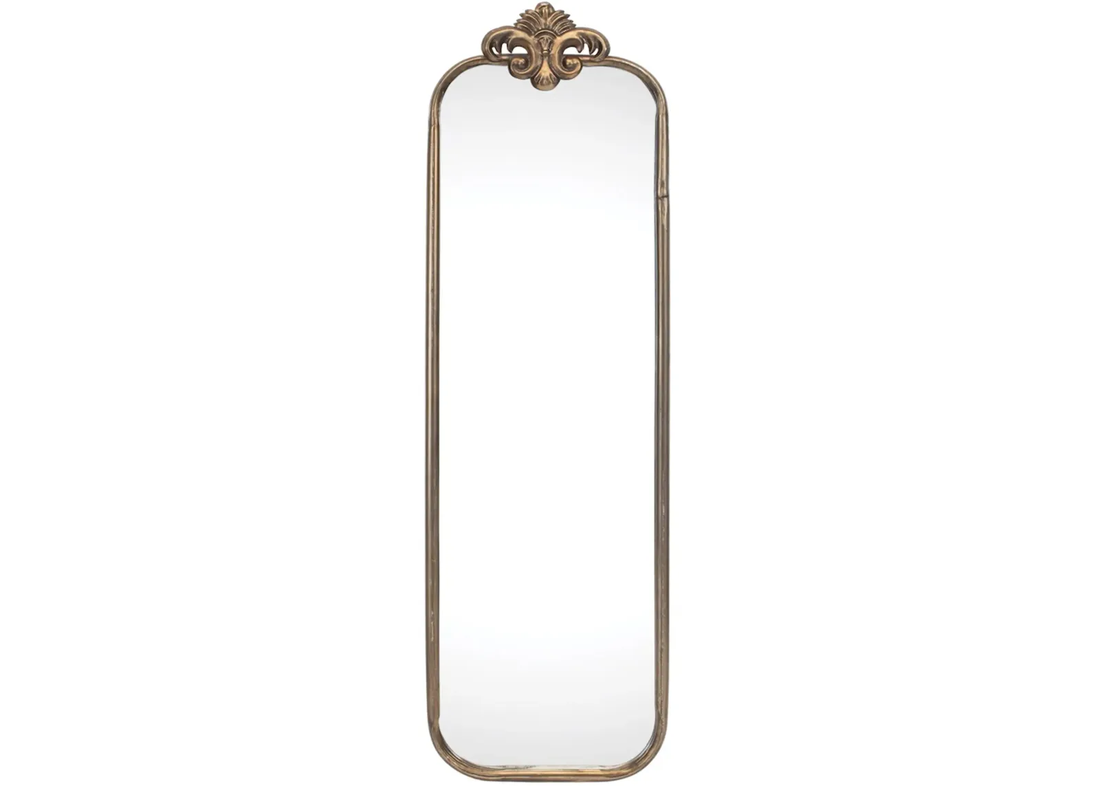 31.5 Inch Gold Metal Wall Mirror