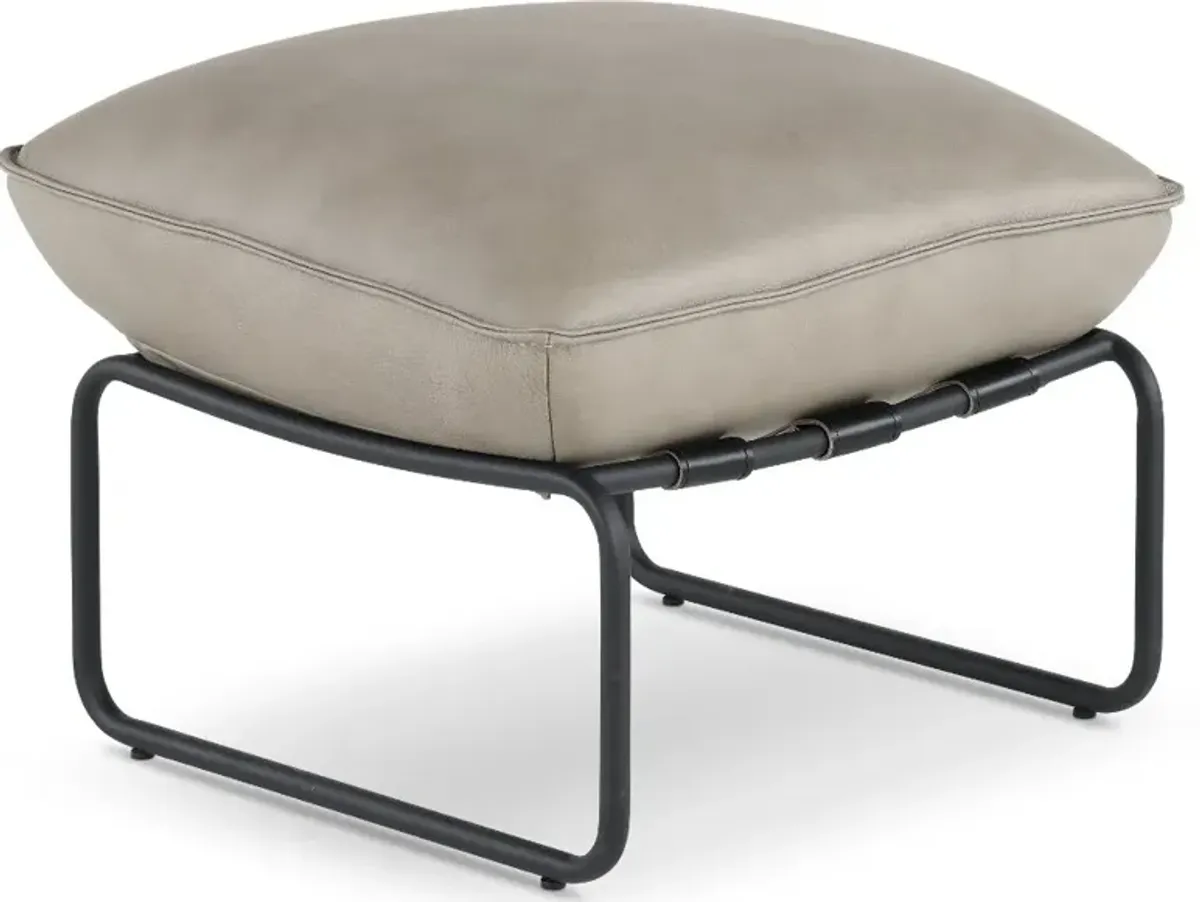 Arizona Thunder Taupe Ottoman