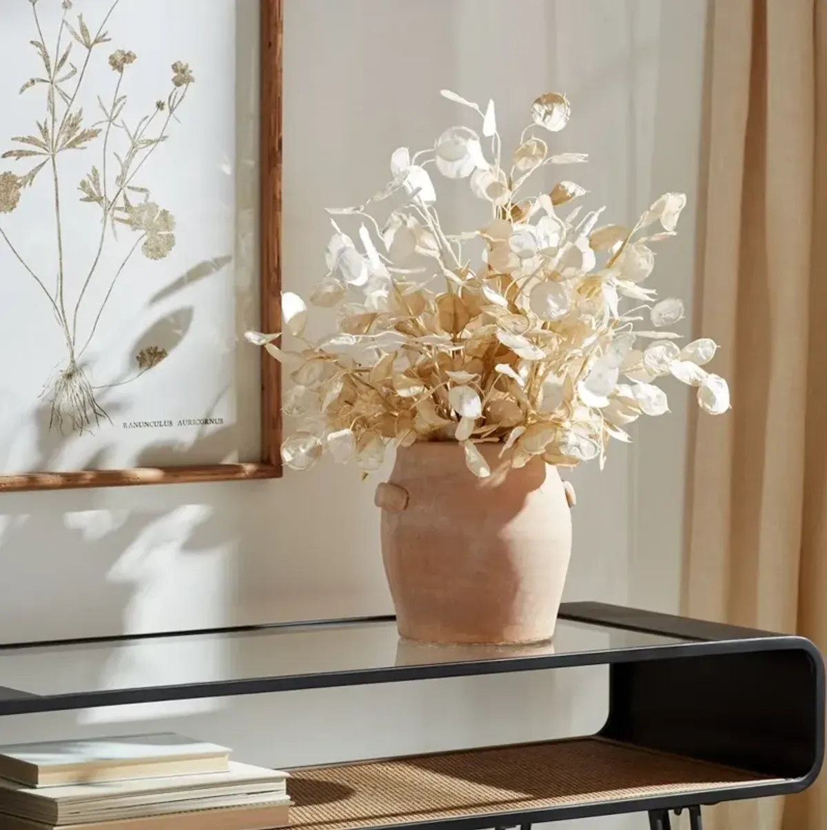 31.5" Silver Dollar Stem Spray