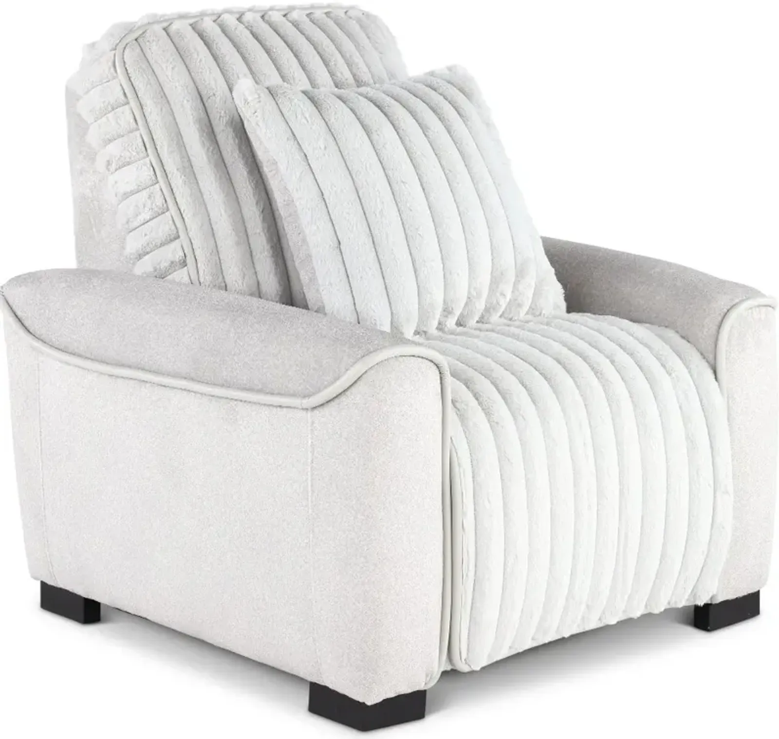 Furry Fog Power Recliner