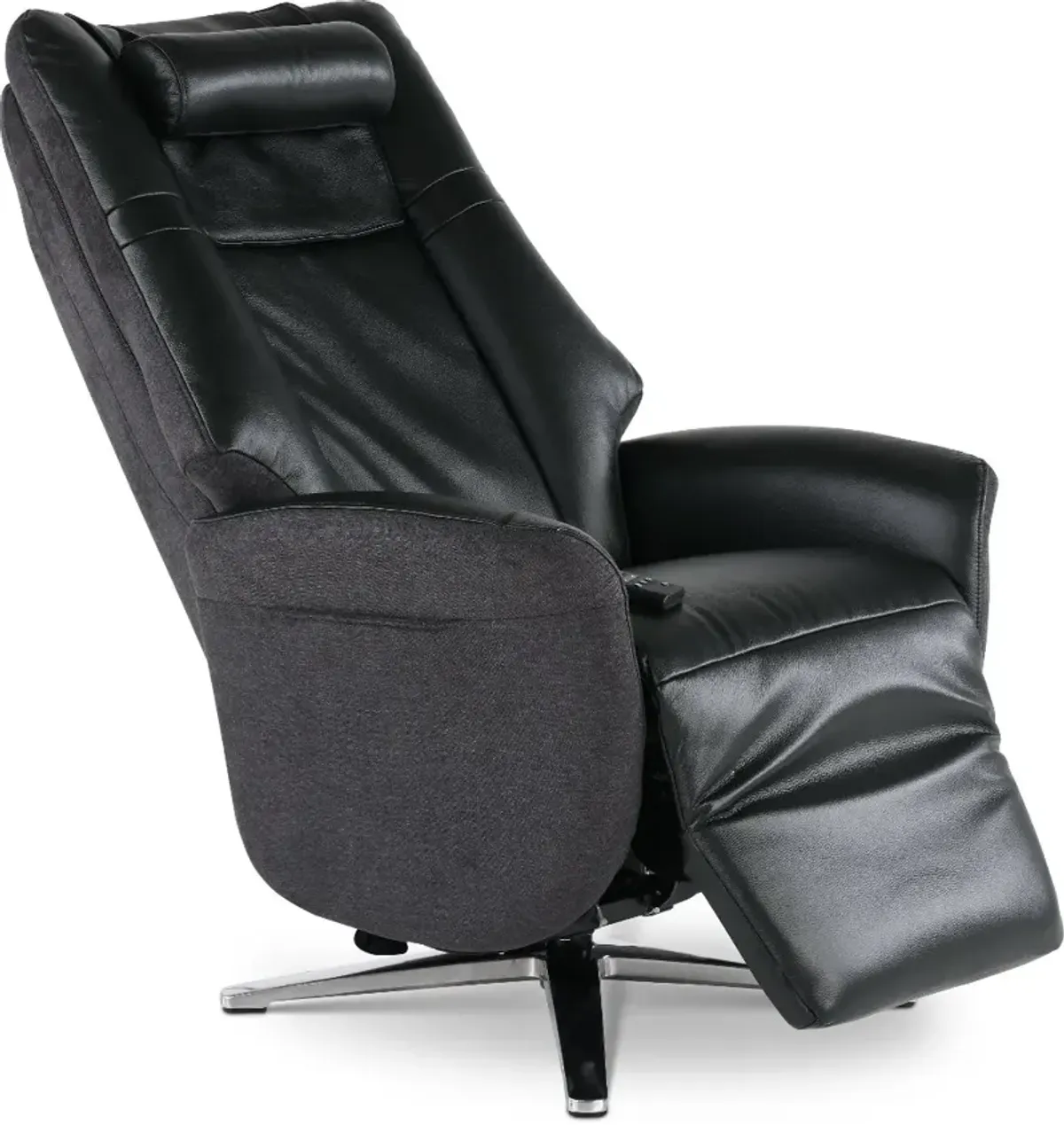 Zen Black Massage Power Recliner