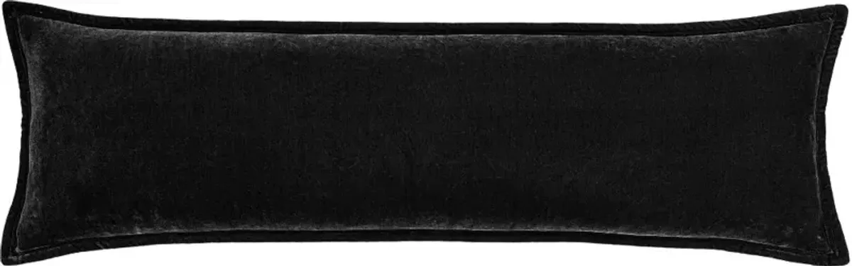 Stella Faux Velvet Lumbar Pillow