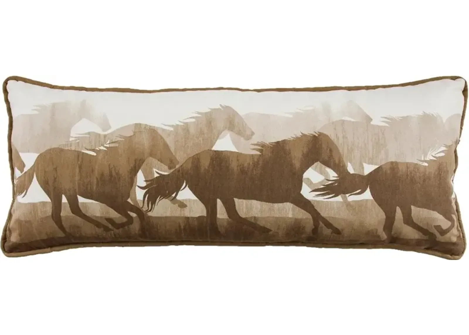 Brown and White Horse Body Pillow