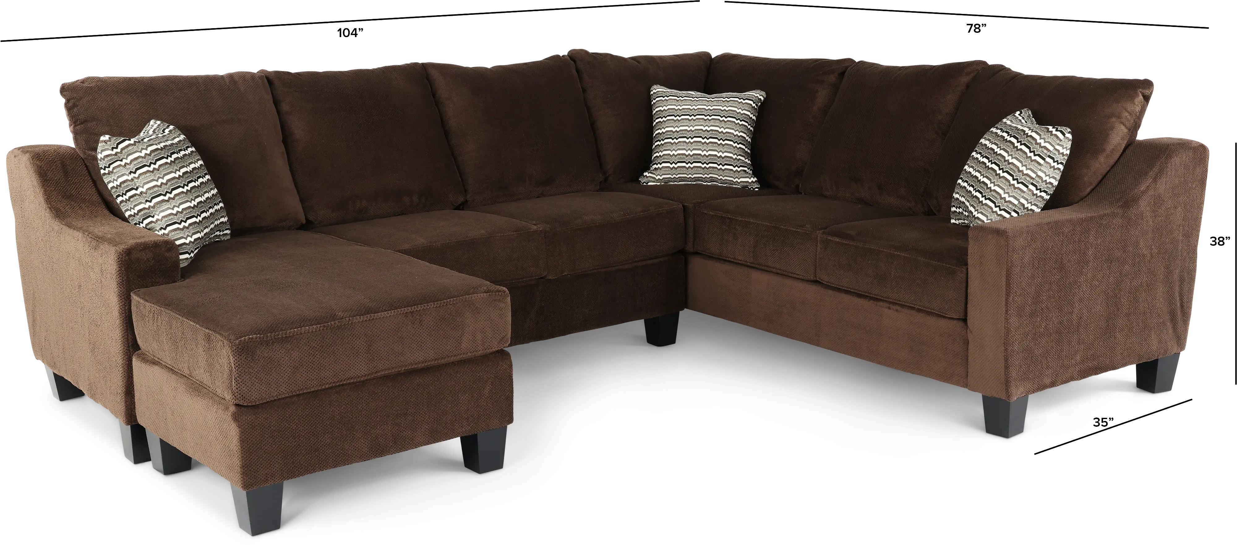 Blake Brown 2 Piece Sectional