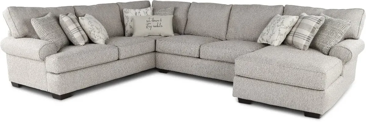 Celadon Light Beige 3 Piece Sectional