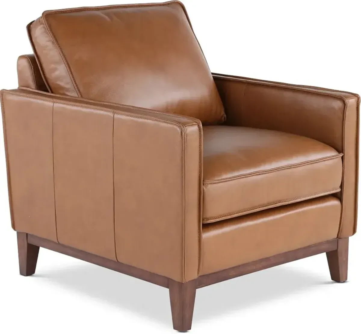 Weston Brown Leather Chair