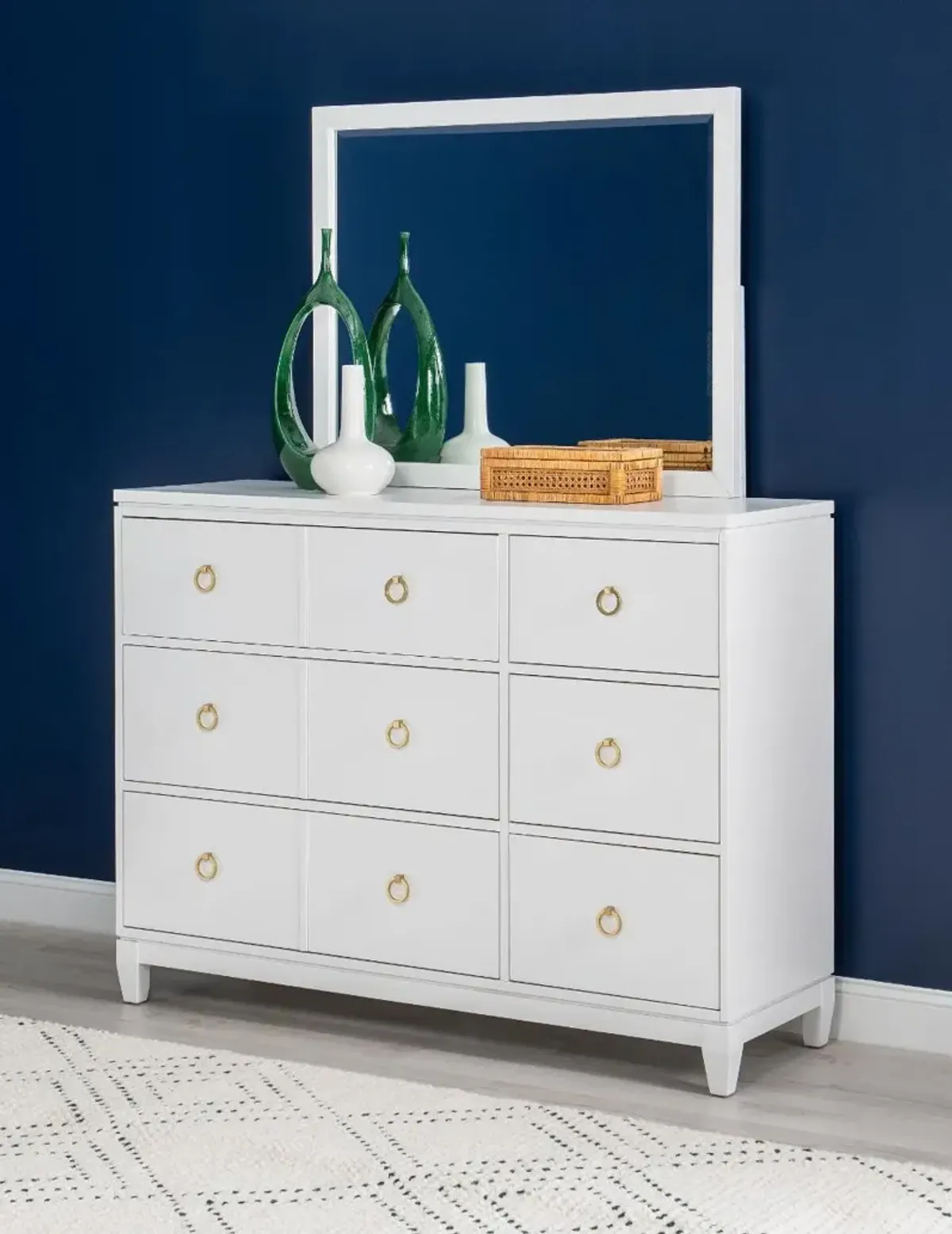 Summerland White Dresser