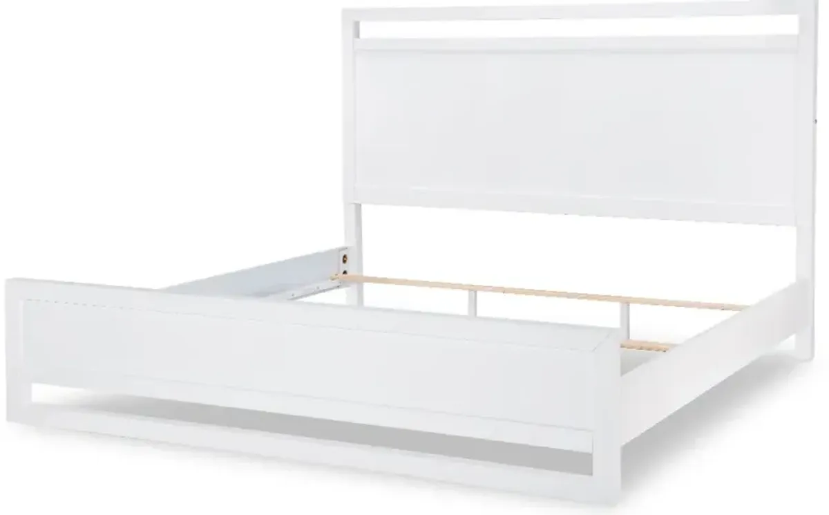 Summerland White King Bed