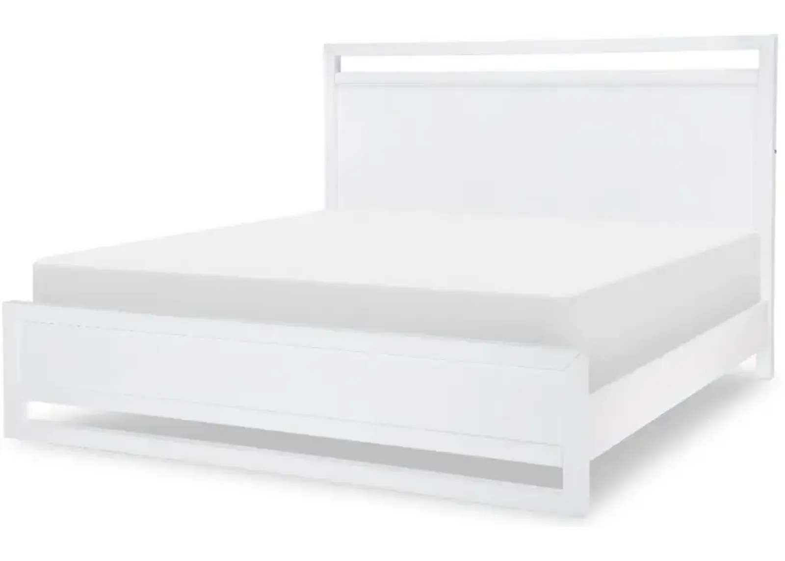 Summerland White King Bed