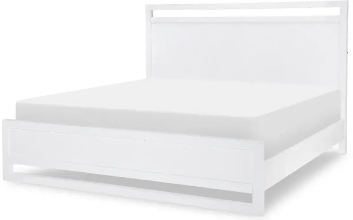 Summerland White Queen Bed