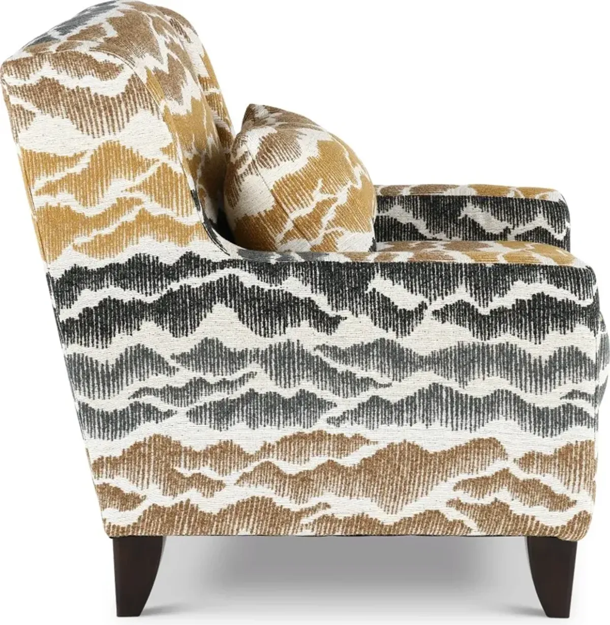 Cody Beige and Gray Accent Chair