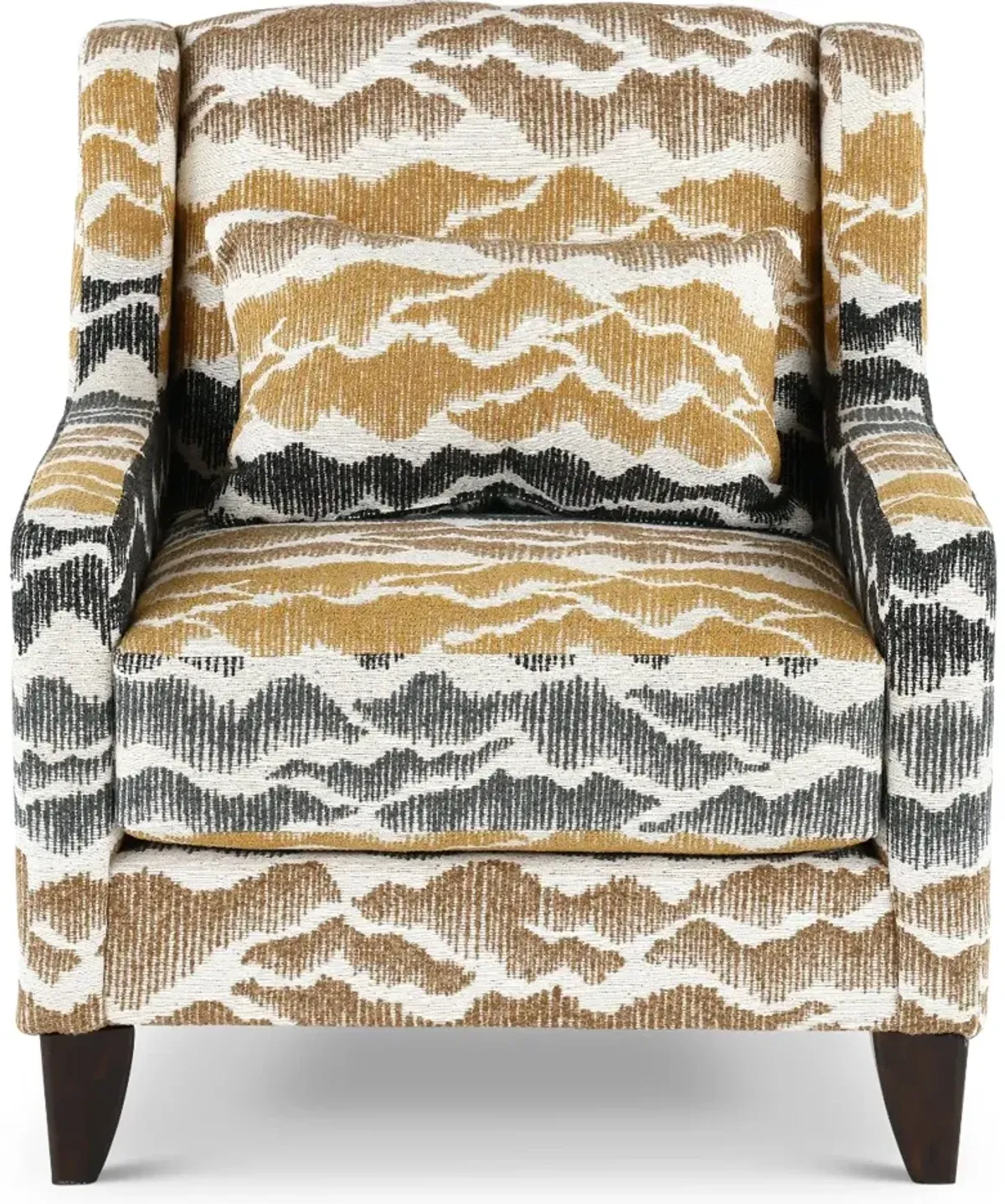 Cody Beige and Gray Accent Chair