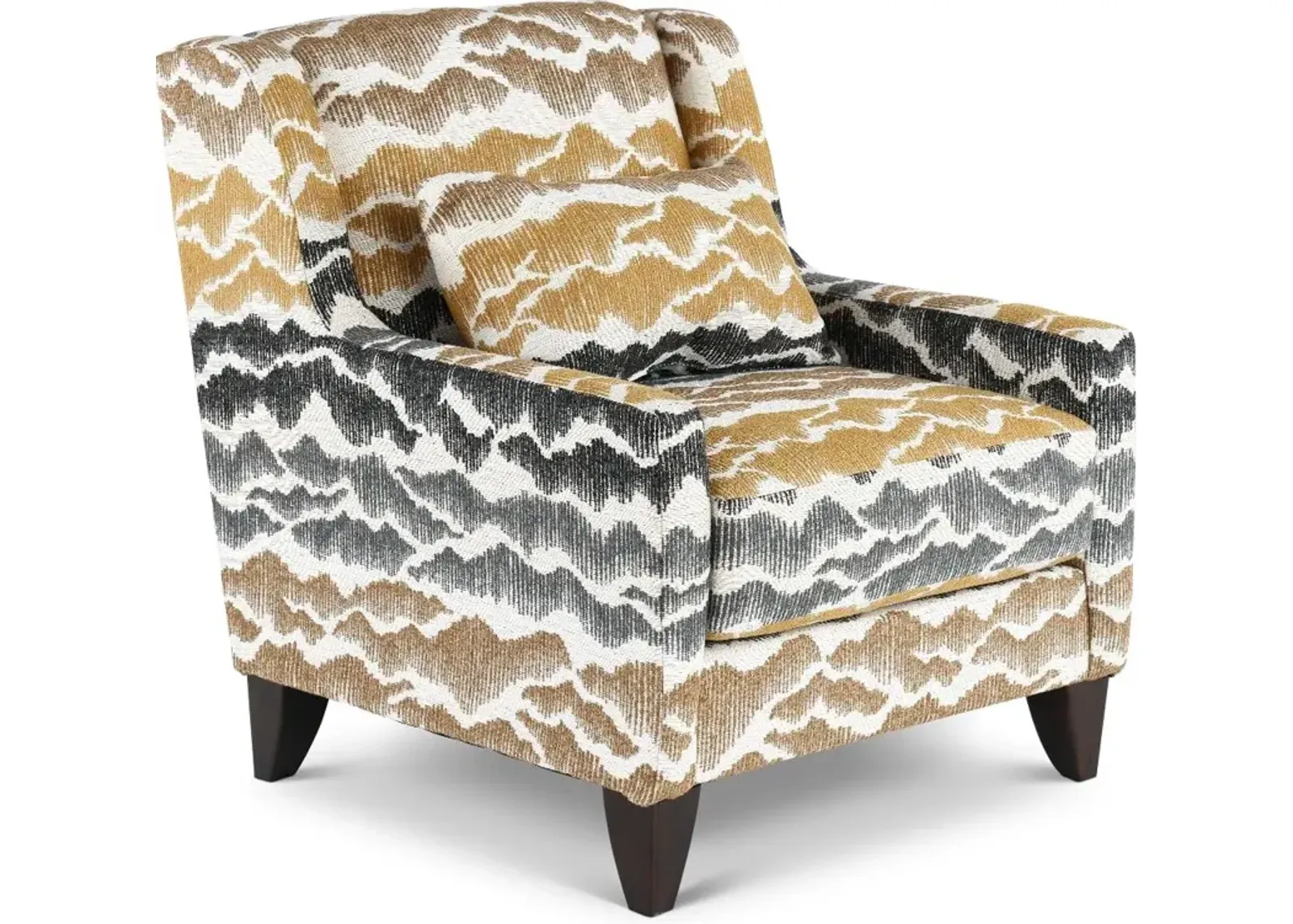 Cody Beige and Gray Accent Chair