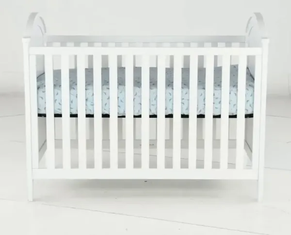 Harper White Cottage Crib