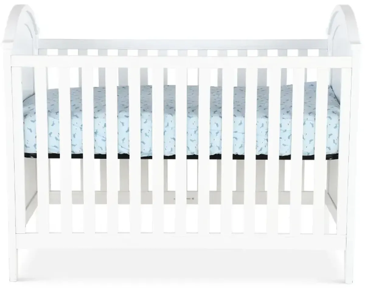 Harper White Cottage Crib