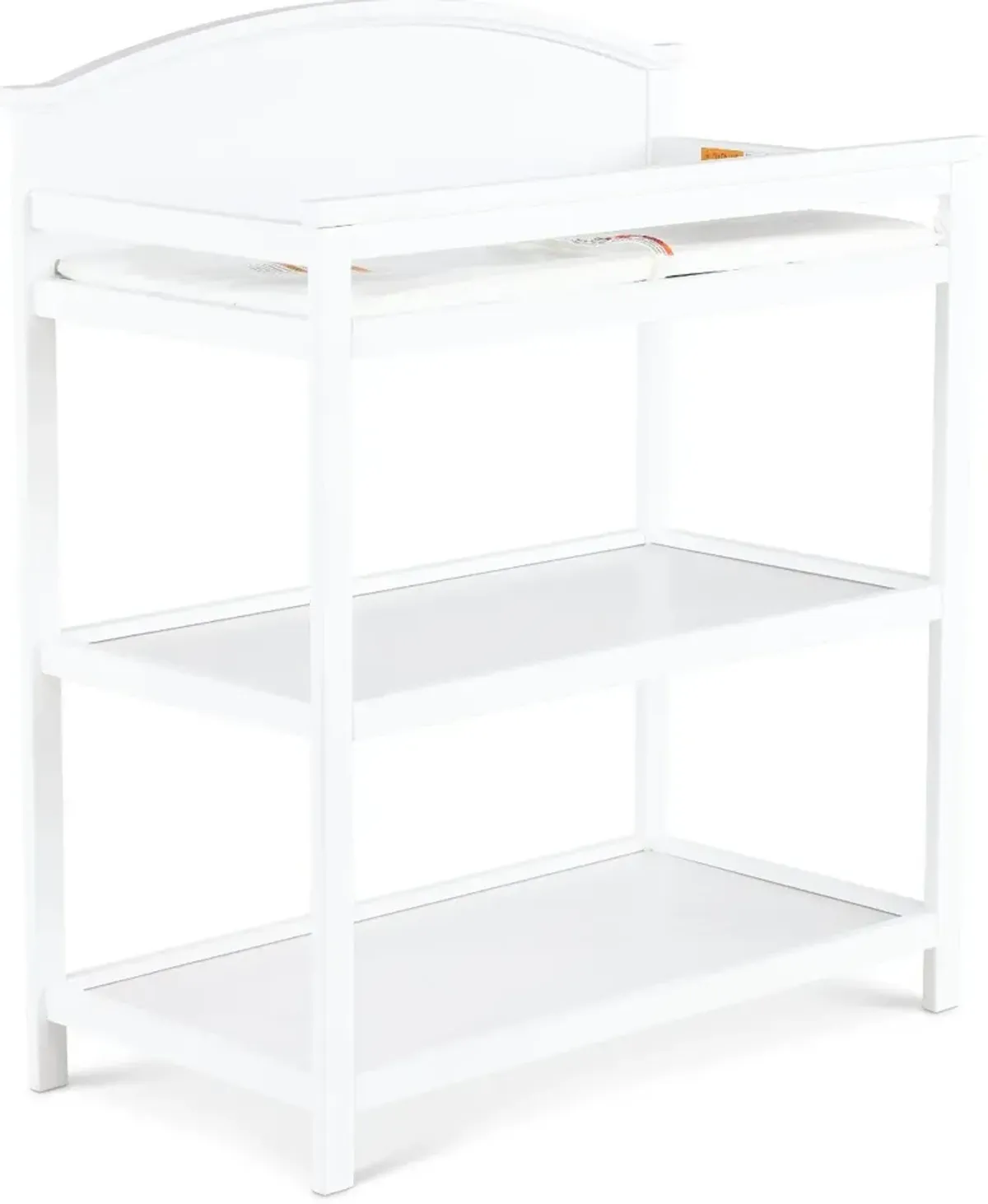 Harper White Changing Table with Pad