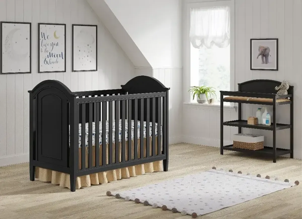 Harper Black Cottage Crib