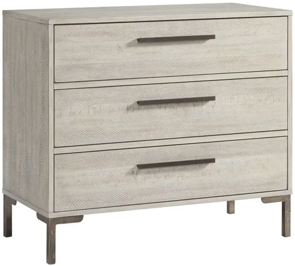 Beck Gray 3 Drawer Dresser