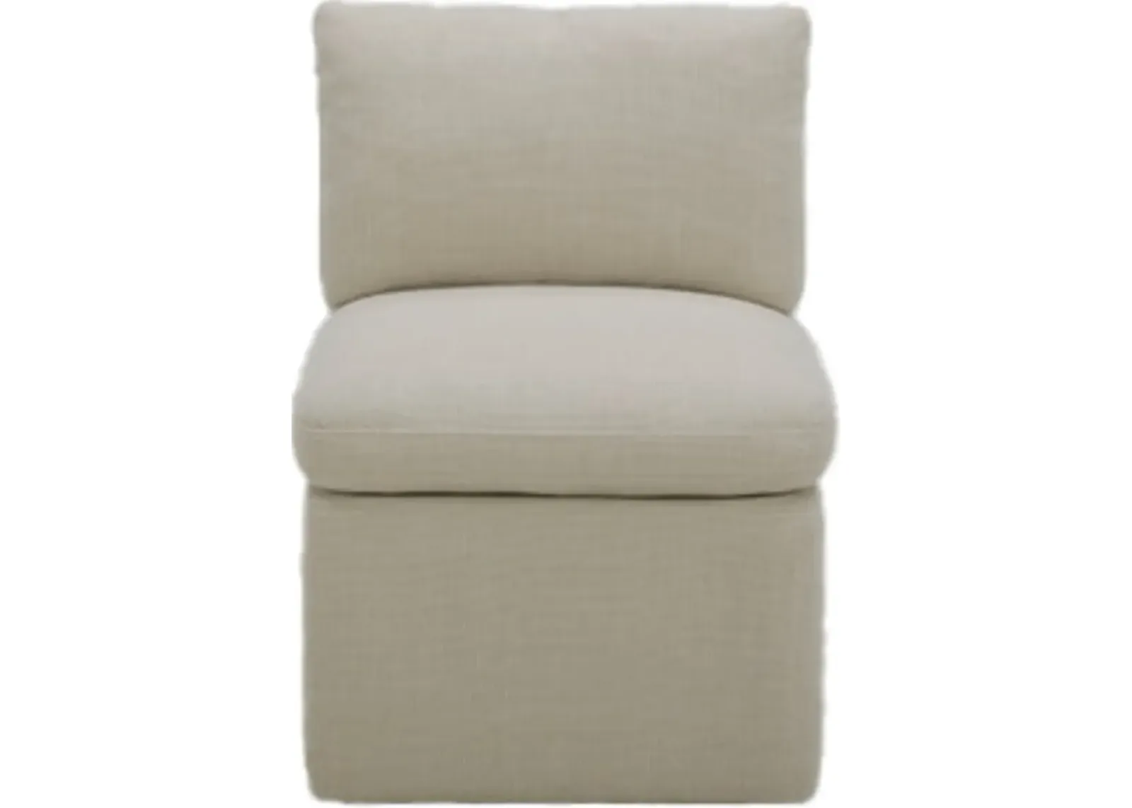 Banquet Frost White Upholstered Dining Chair