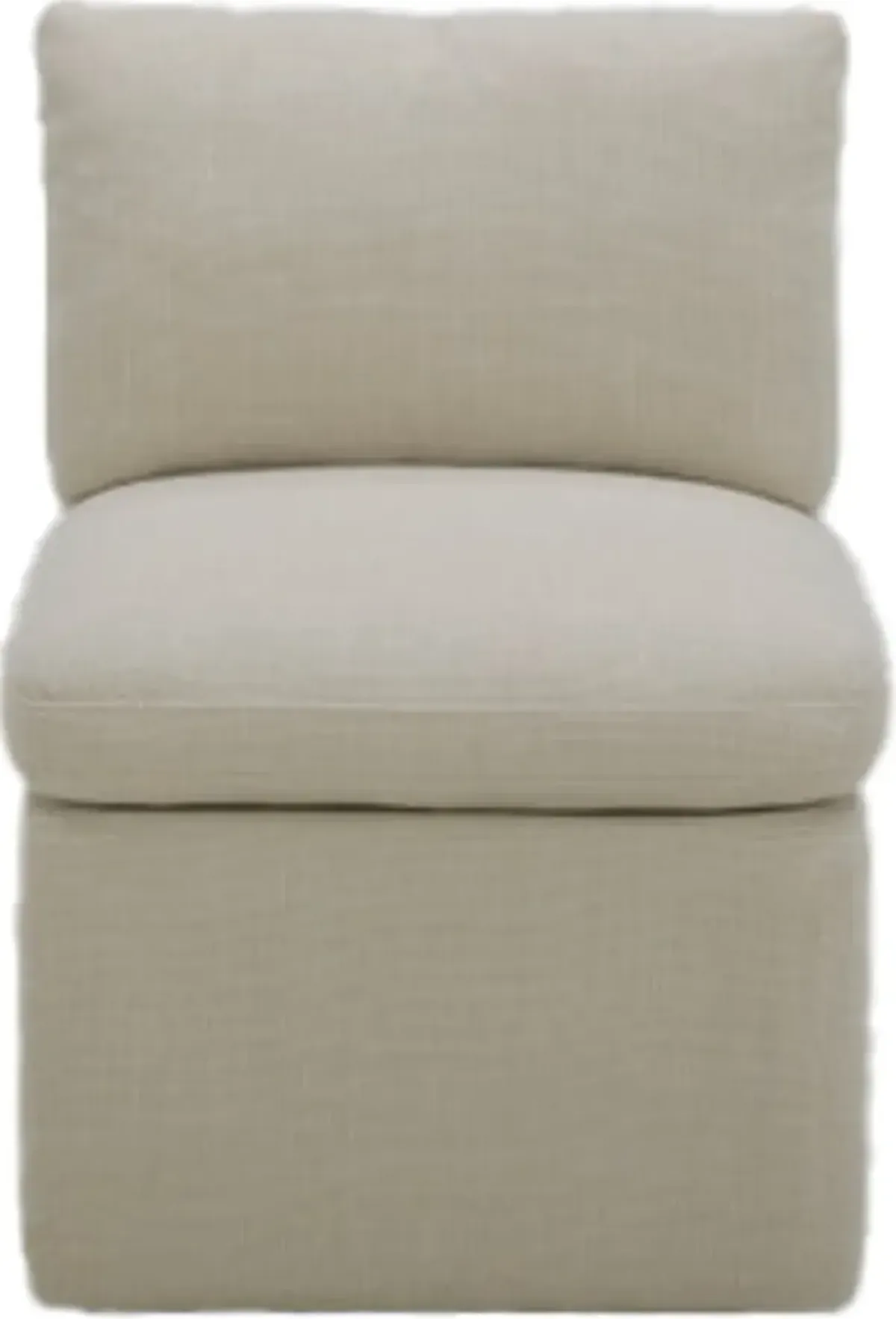 Banquet Frost White Upholstered Dining Chair