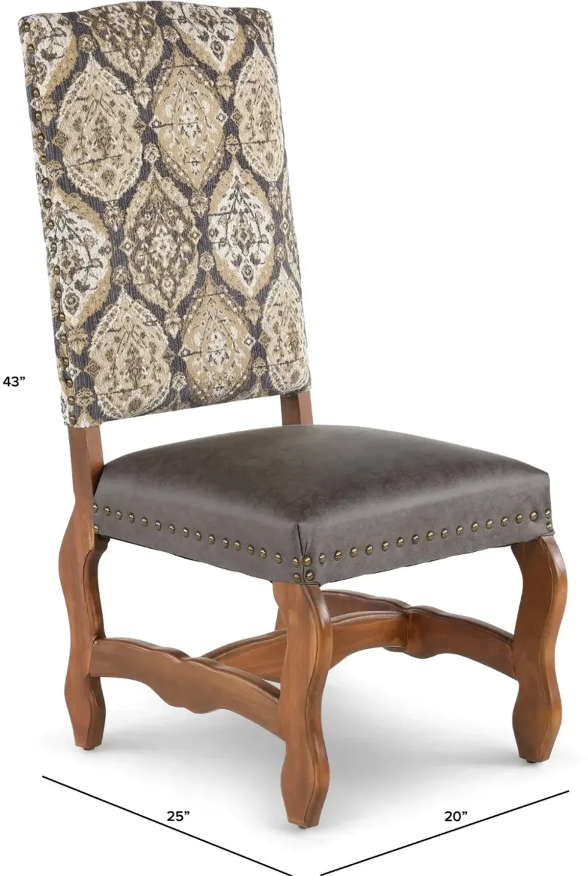 Del Rio Amelia Blue Dining Chair