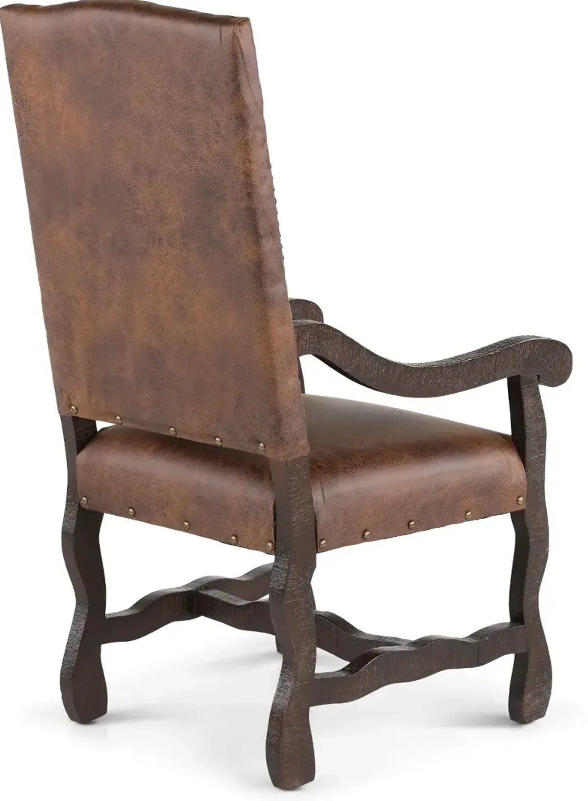 Del Rio Montecristo Brown Dining Arm Chair