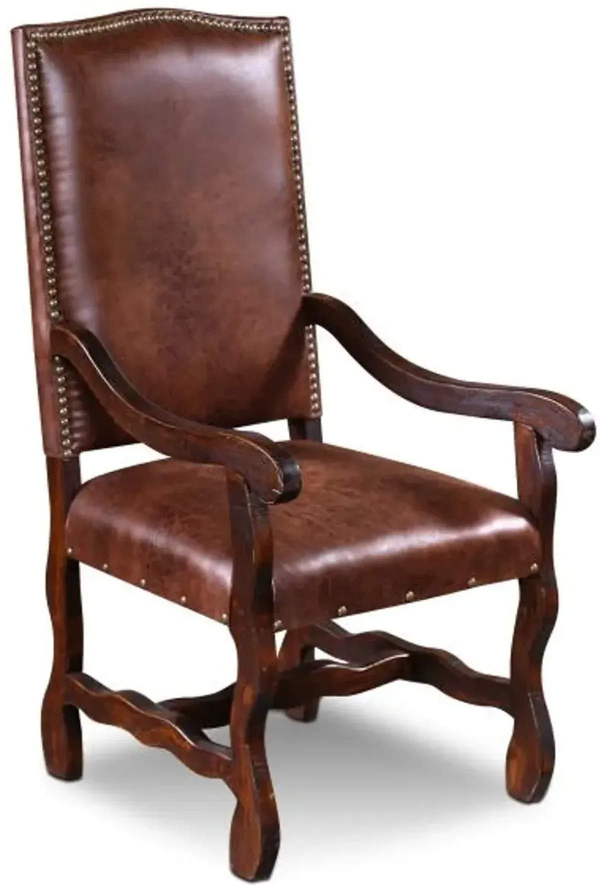 Del Rio Montecristo Brown Dining Arm Chair