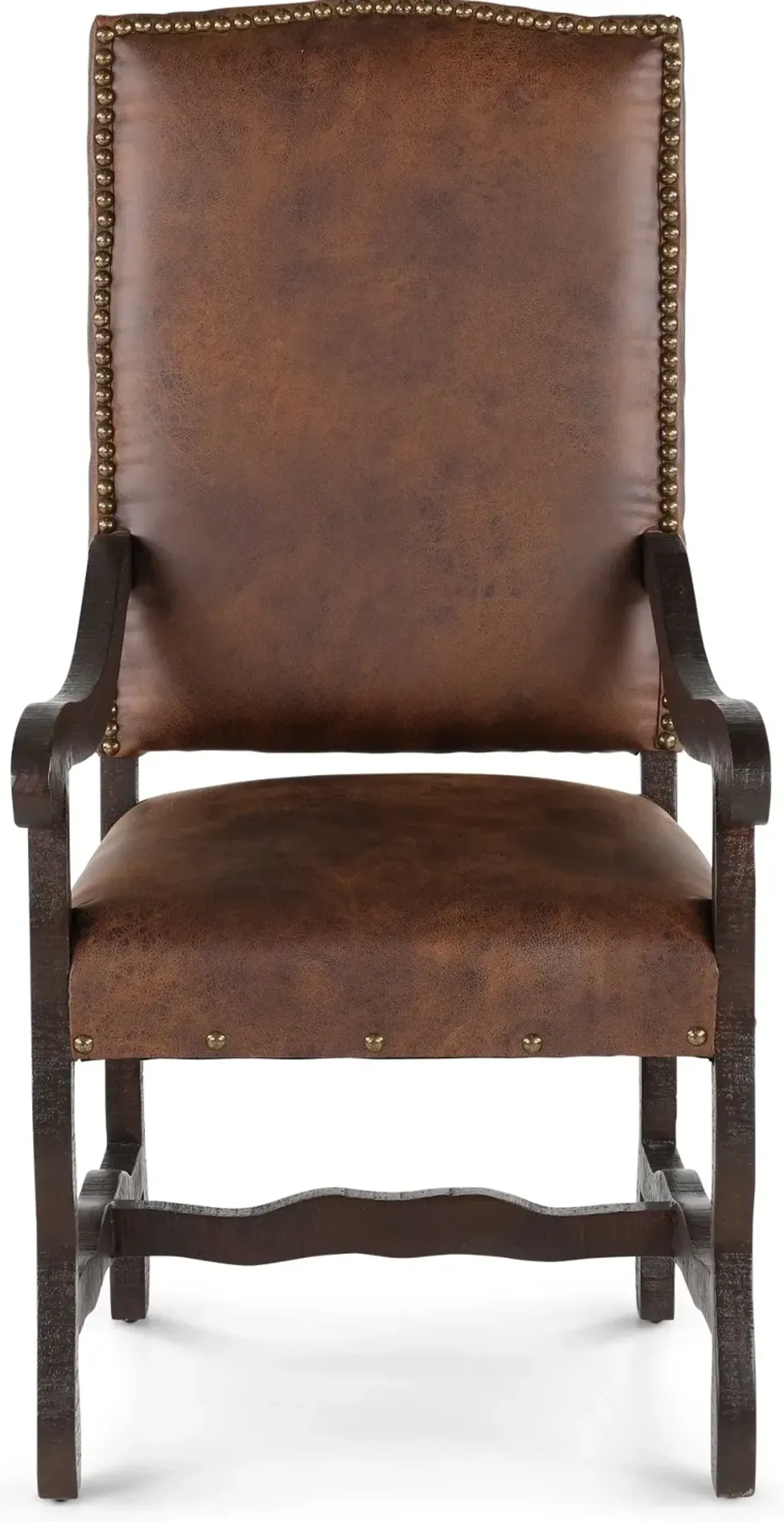 Del Rio Montecristo Brown Dining Arm Chair