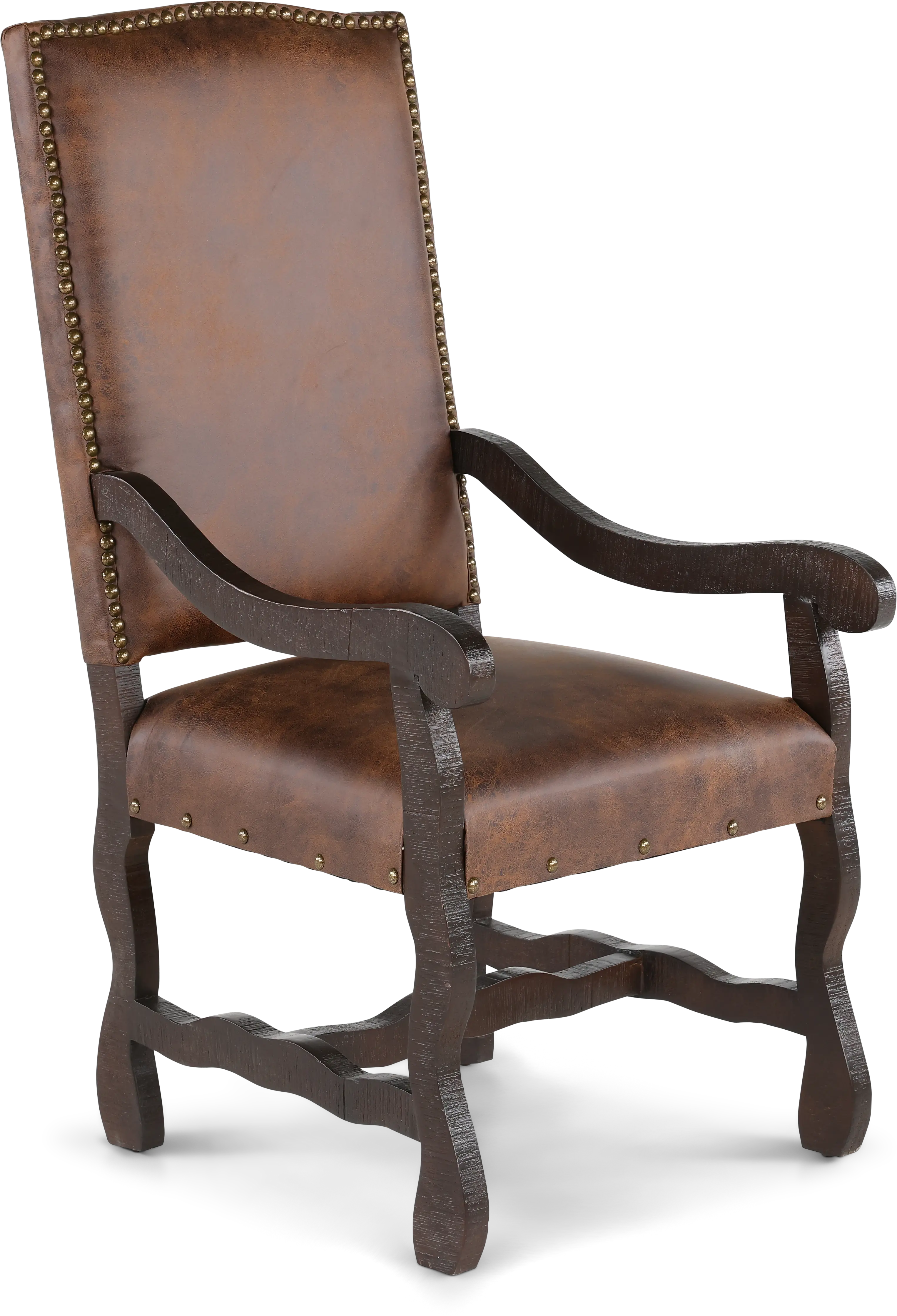 Del Rio Montecristo Brown Dining Arm Chair