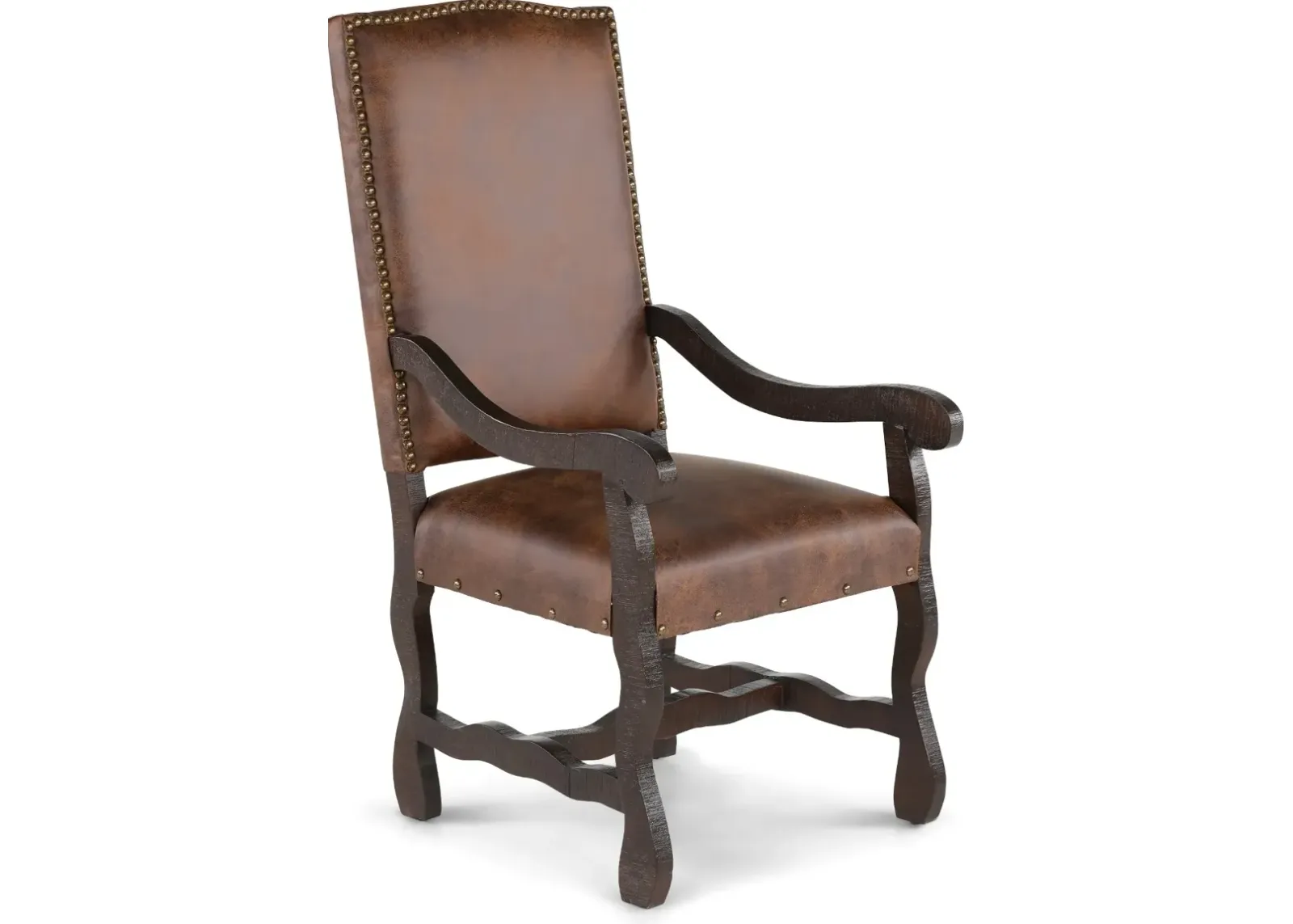 Del Rio Montecristo Brown Dining Arm Chair