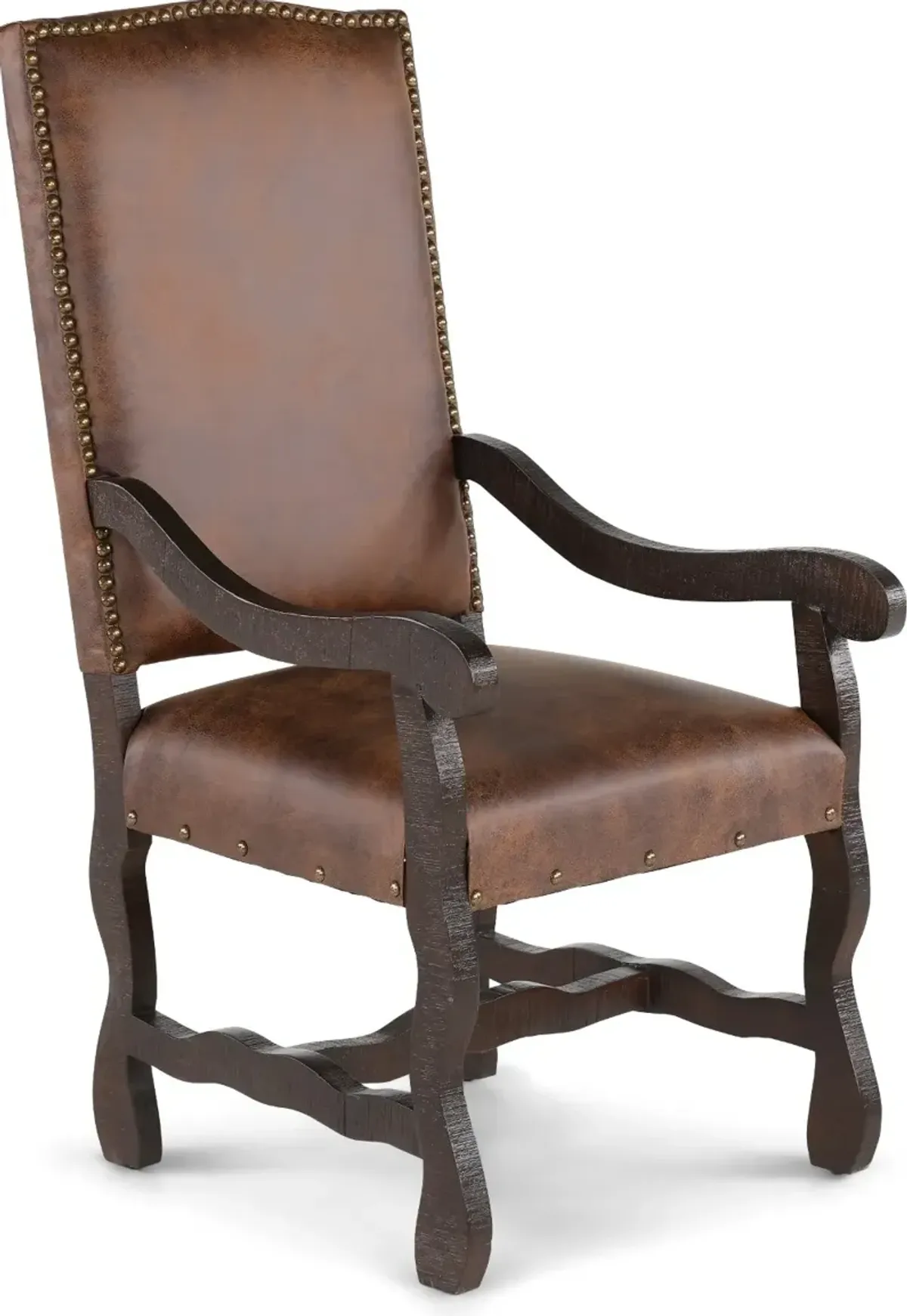 Del Rio Montecristo Brown Dining Arm Chair