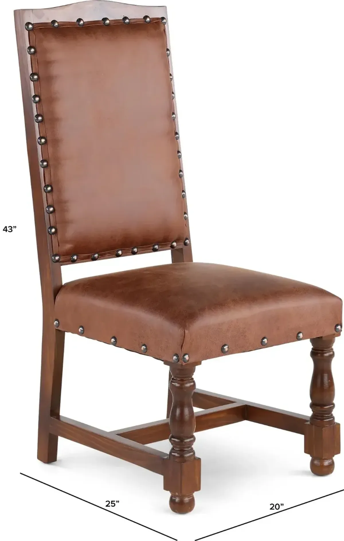 Del Rio Hacienda Brown Dining Chair