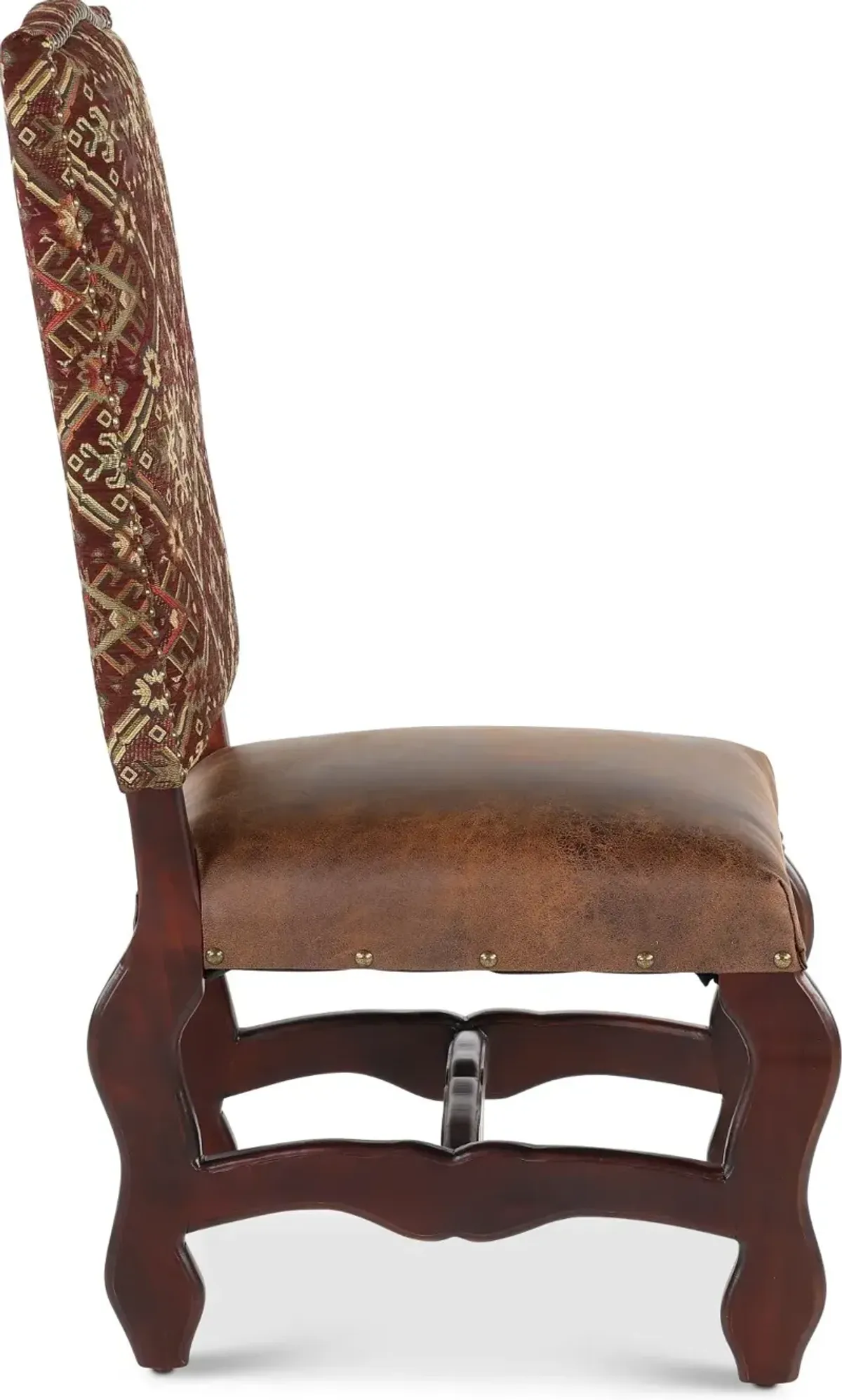 Del Rio Barrico Red and Brown Dining Chair