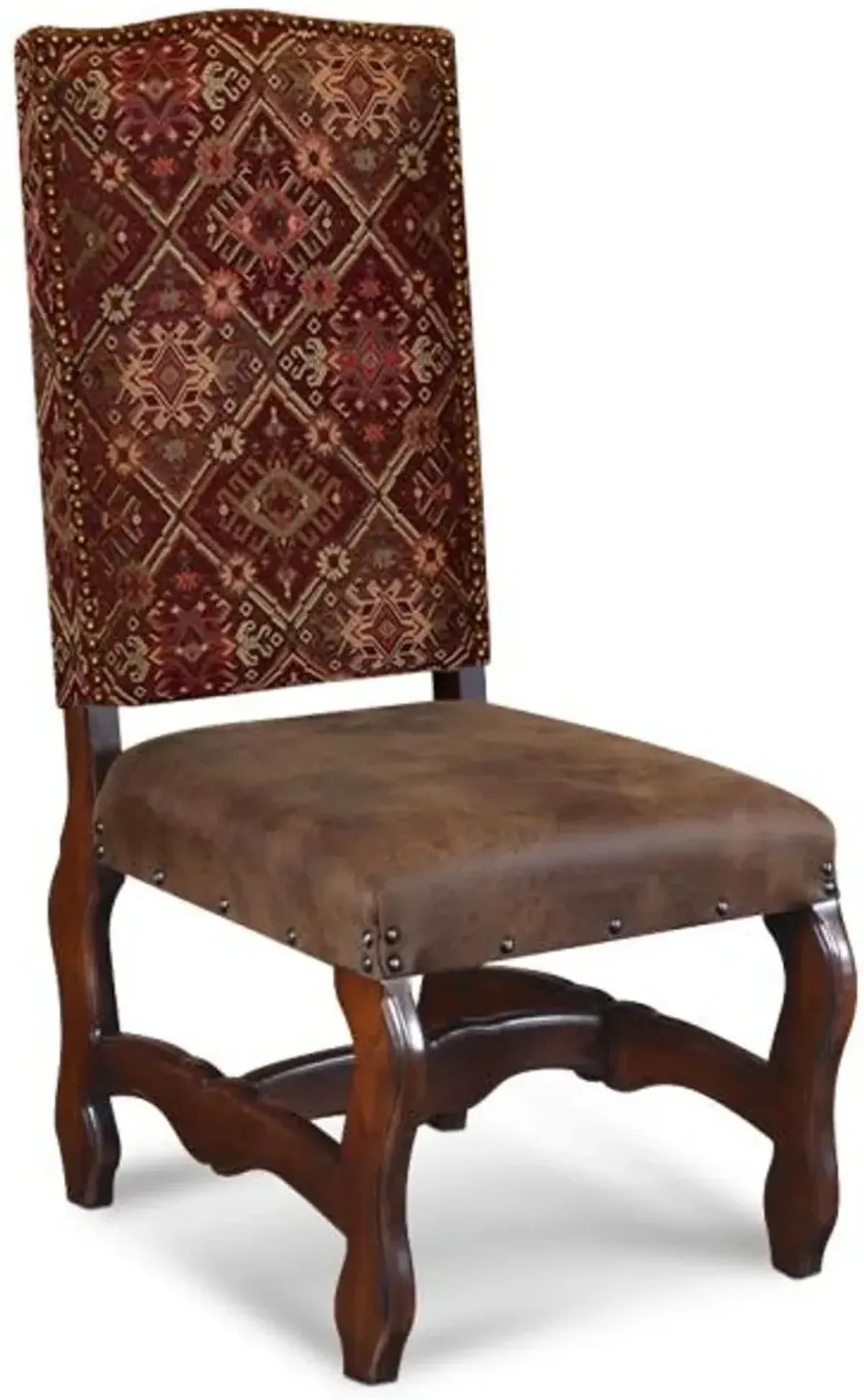 Del Rio Barrico Red and Brown Dining Chair