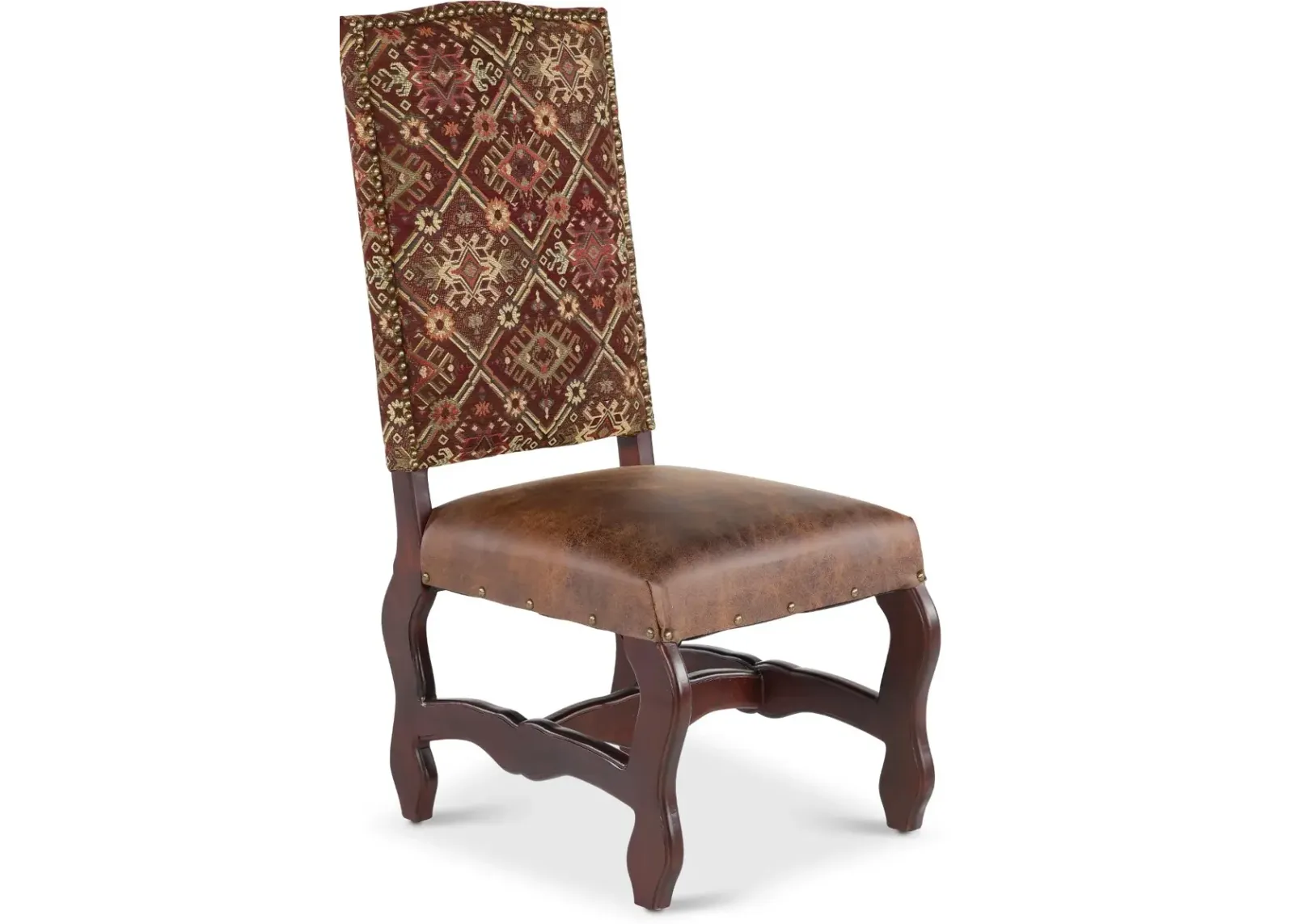 Del Rio Barrico Red and Brown Dining Chair