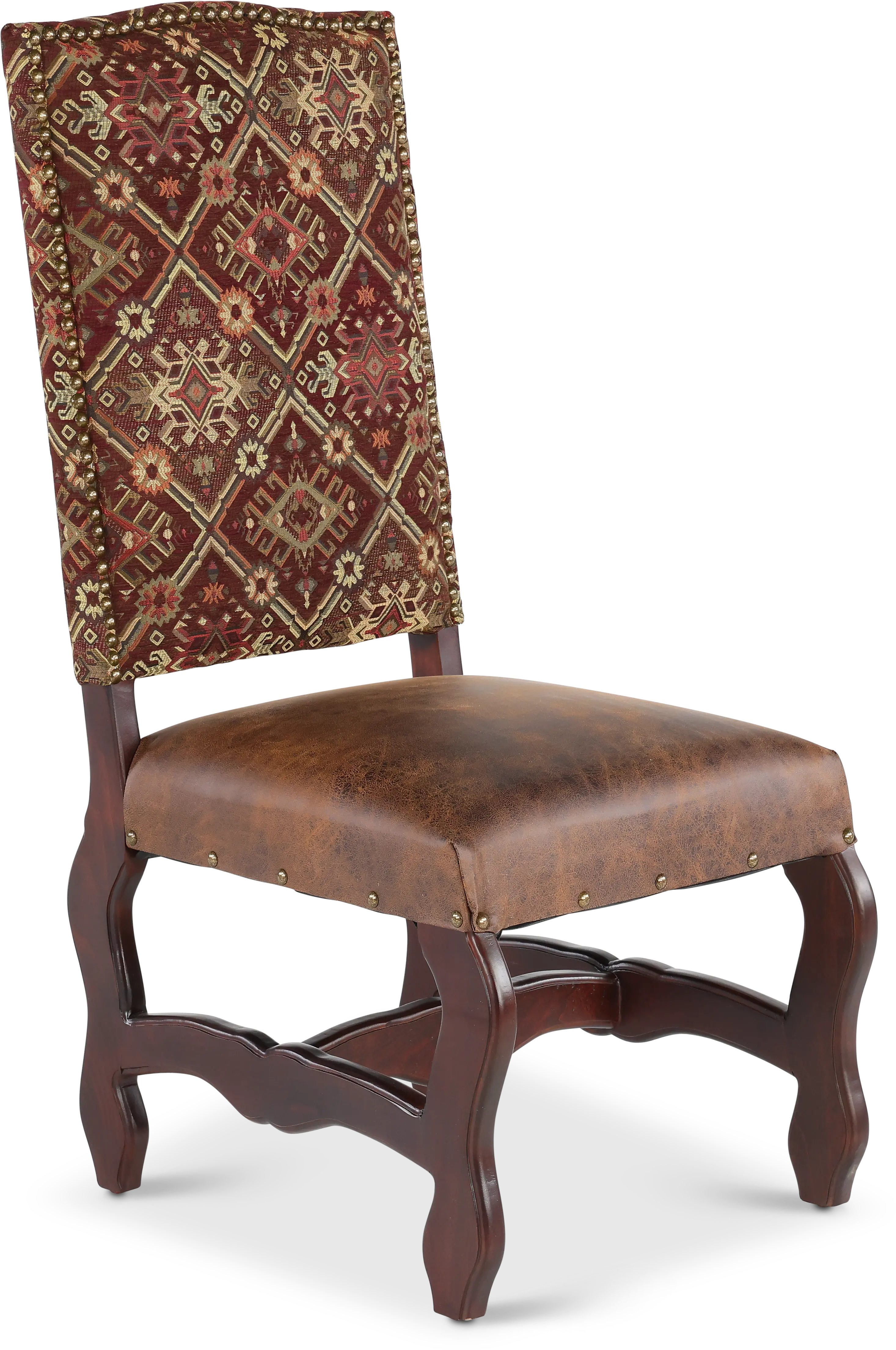 Del Rio Barrico Red and Brown Dining Chair