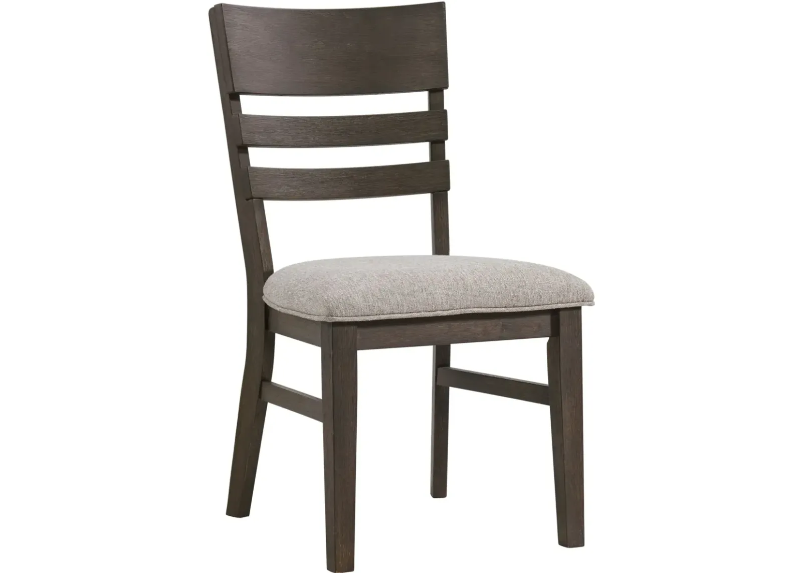 Hearst Dark Brown and Gray Upholstered Dining Chair