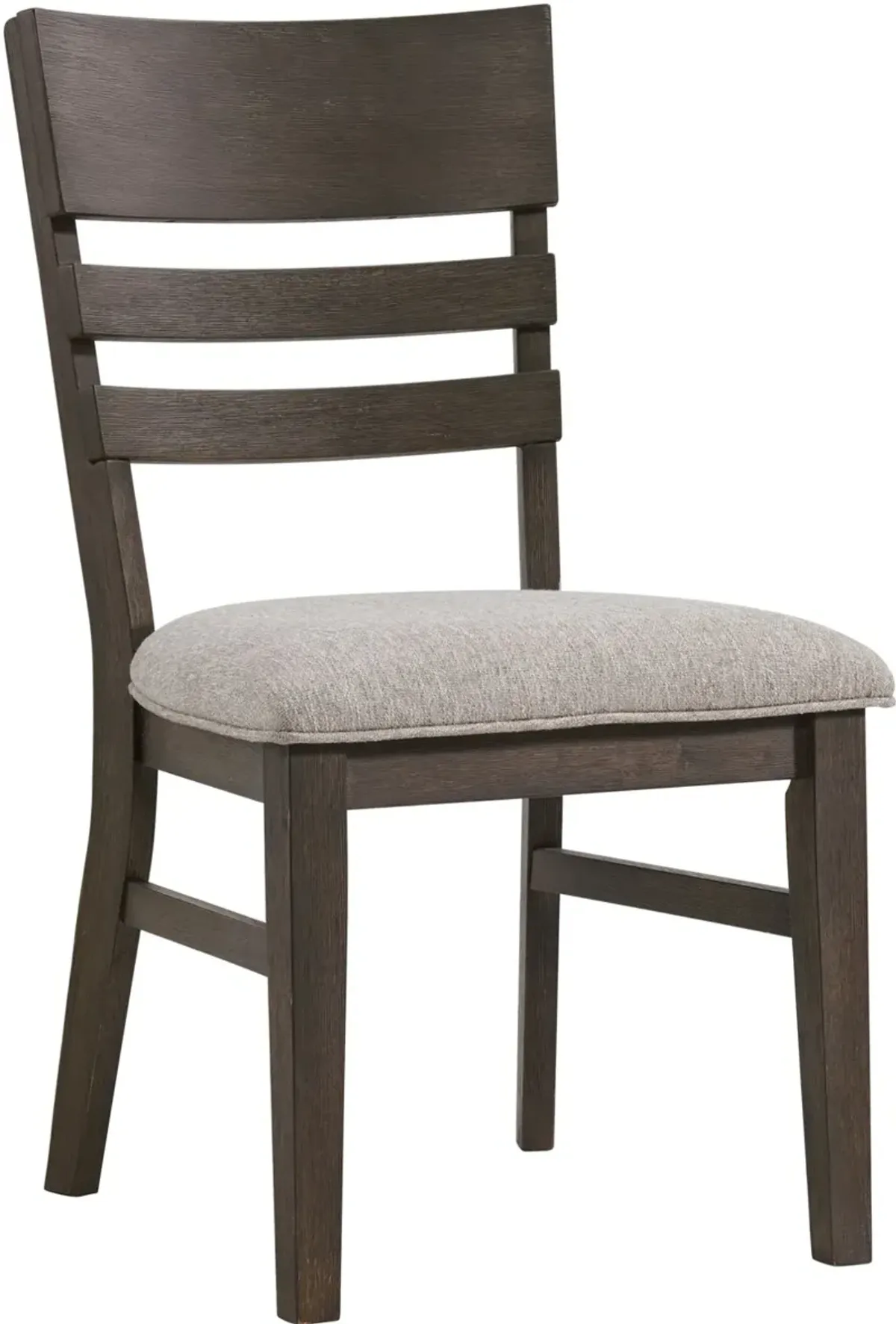 Hearst Dark Brown and Gray Upholstered Dining Chair