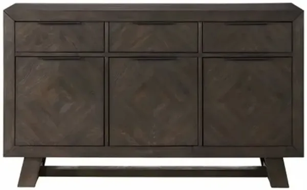 Hearst Dark Brown Dining Server