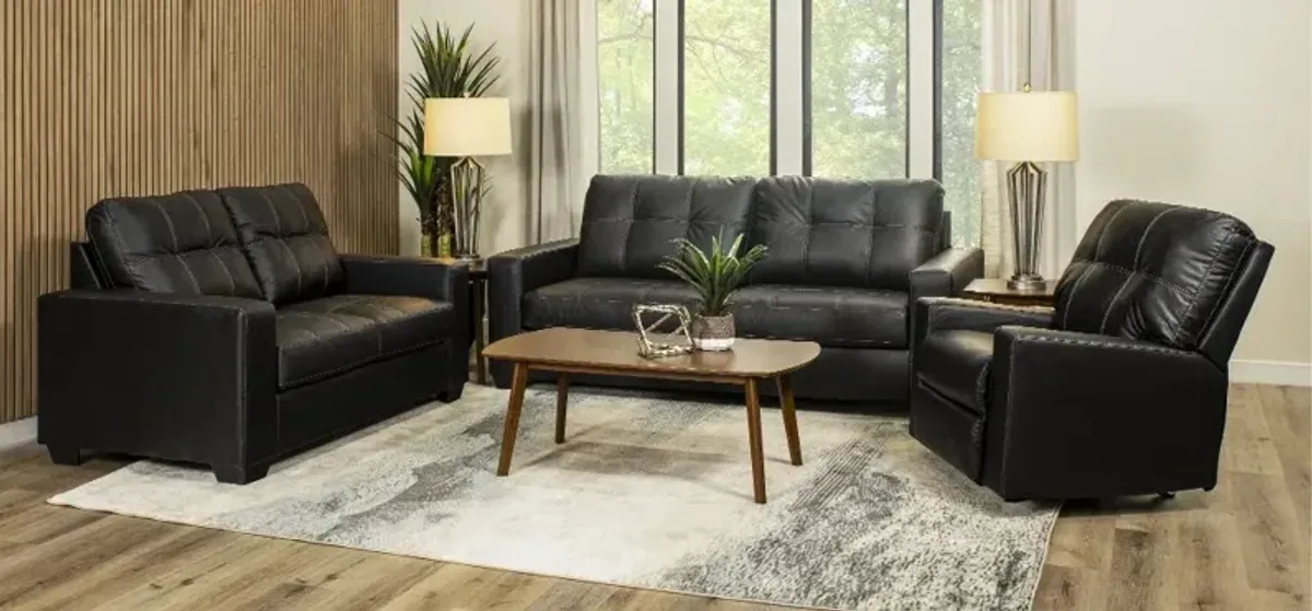 Barlin Black Sofa