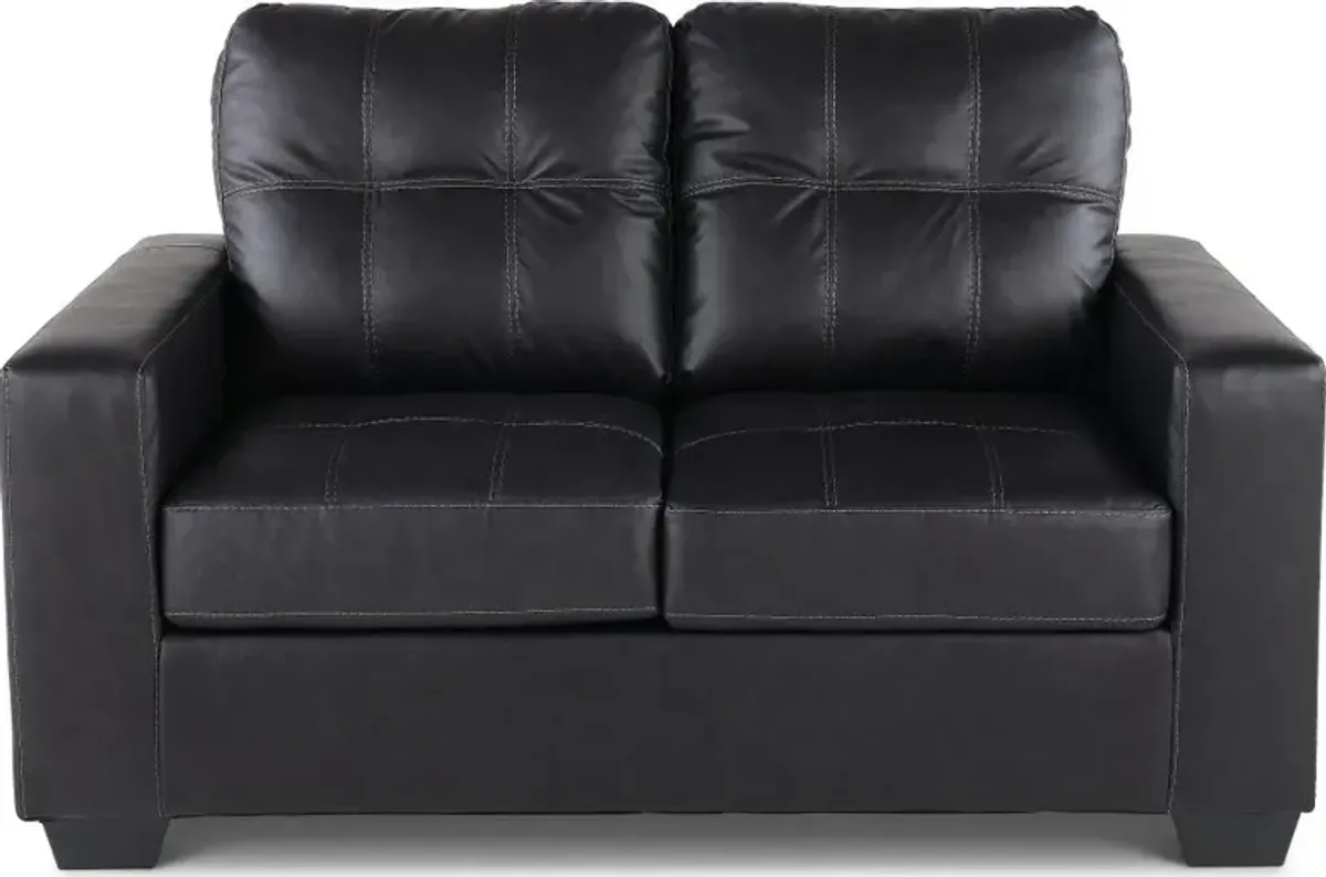 Barlin Black Loveseat