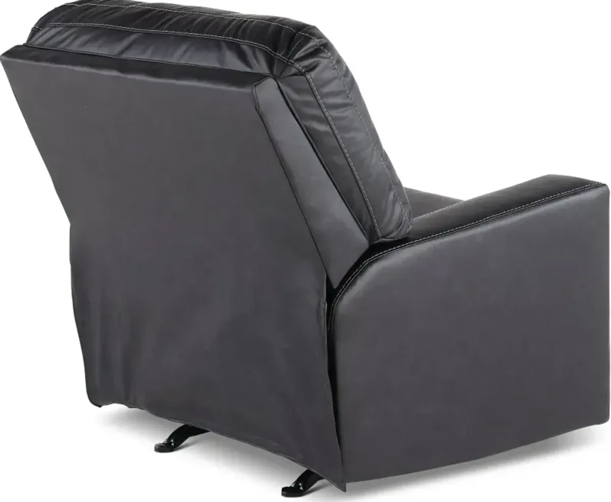 Barlin Black Recliner