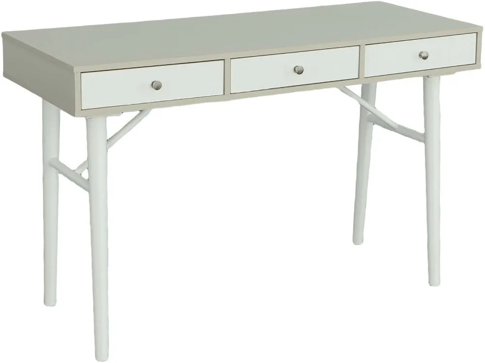 Stanford Gray and White Desk